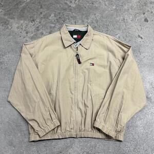 Vintage Tommy Hilfiger Khaki Bomber Jacket